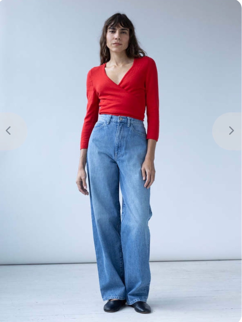 Shaina mote wide leg jean